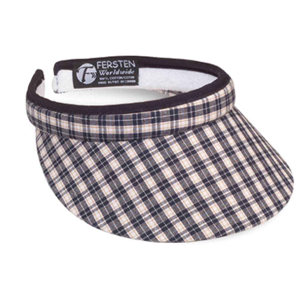 NATURAL/BLACK PLAID - P08